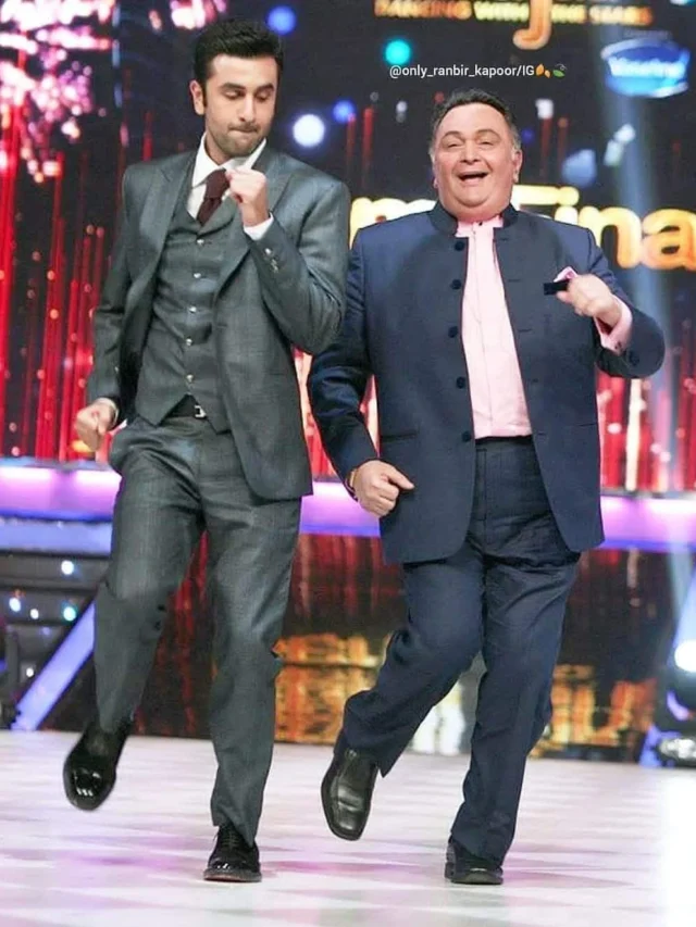 ranbir kapoor and rishi kapoor